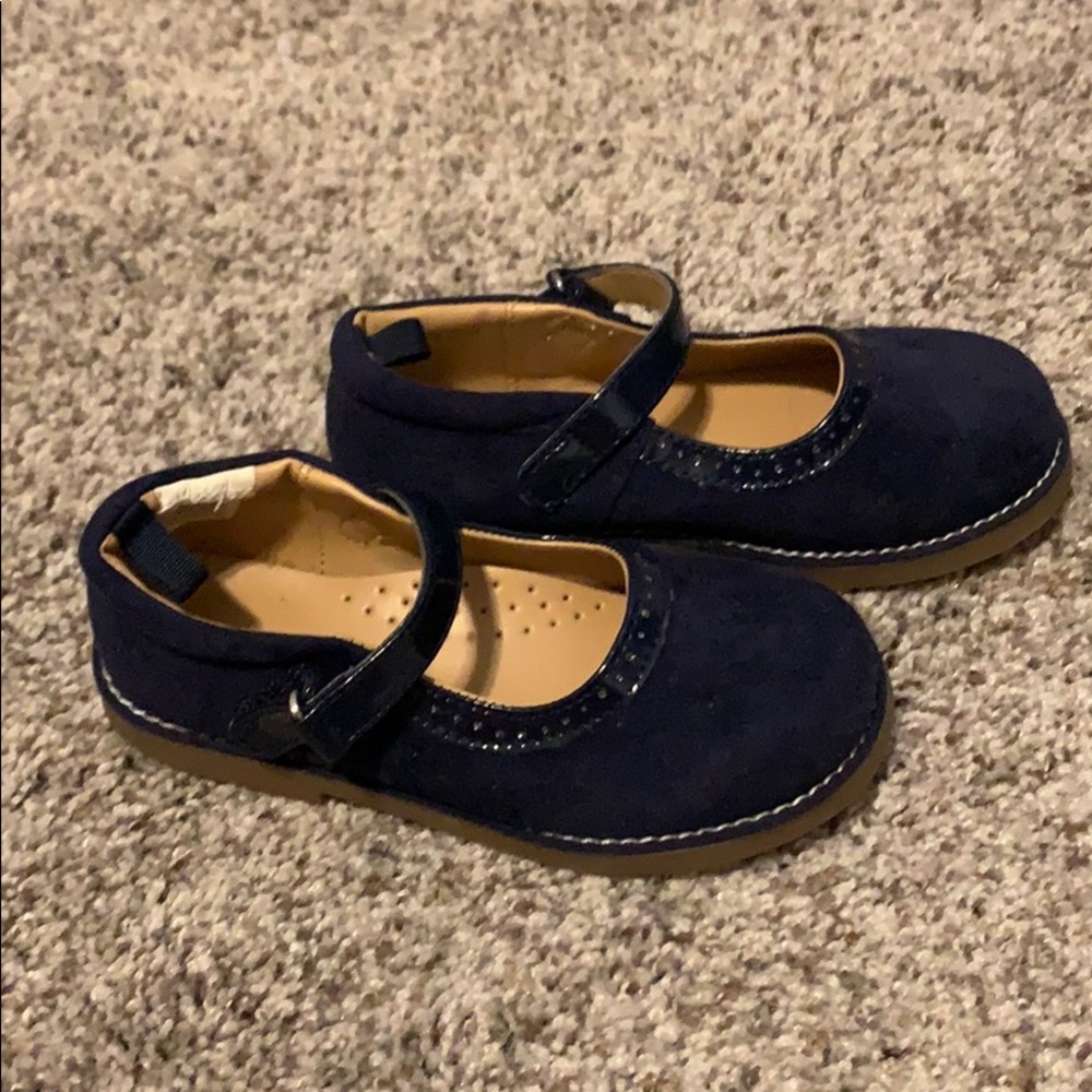 Navy Blue Mary Jane Shoes